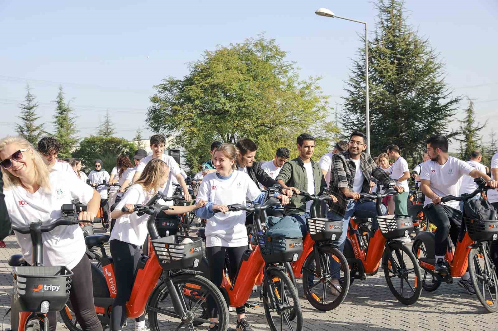 Pedallar cumhuriyetin 100. yılı için çevrildi