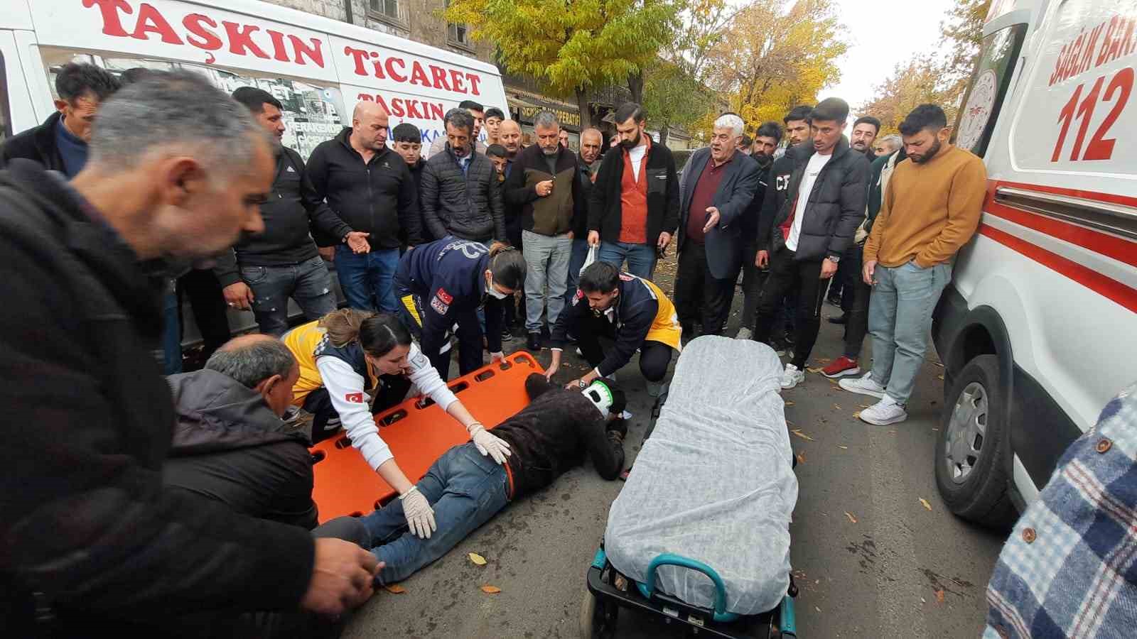Kars’ta otomobilin çarptığı 1 kişi yaralandı