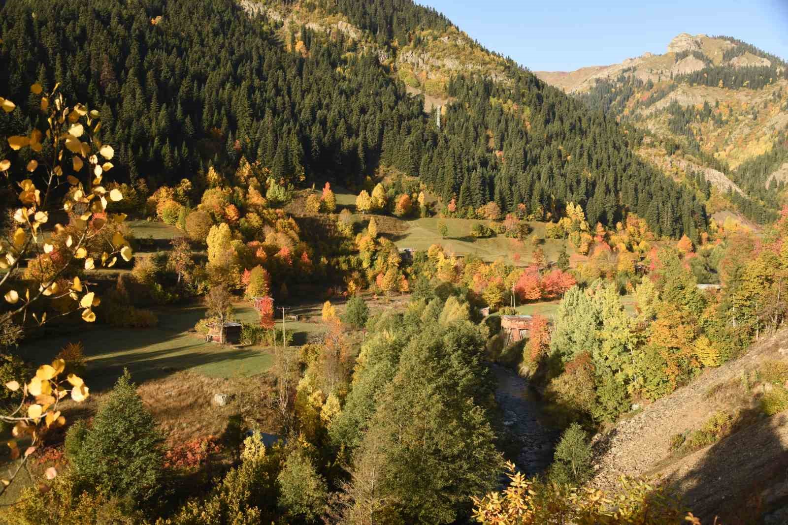 Artvin’de foto-jeep safari ile sonbahar görüntülendi