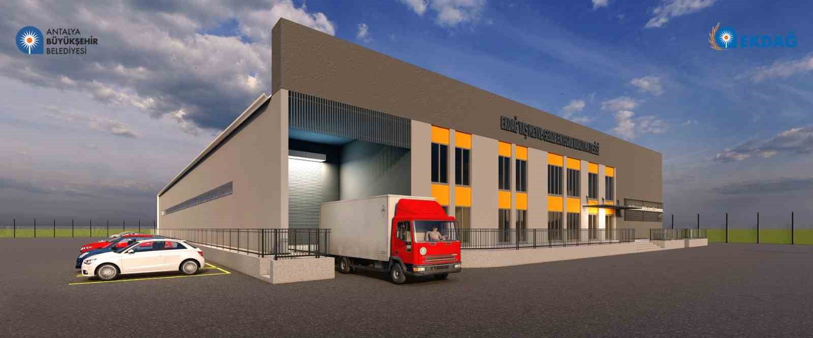 Büyükşehir, Korkuteli’nde "Yaş Meyve Sebze Kurutma Entegre Tesisi" kuruyor