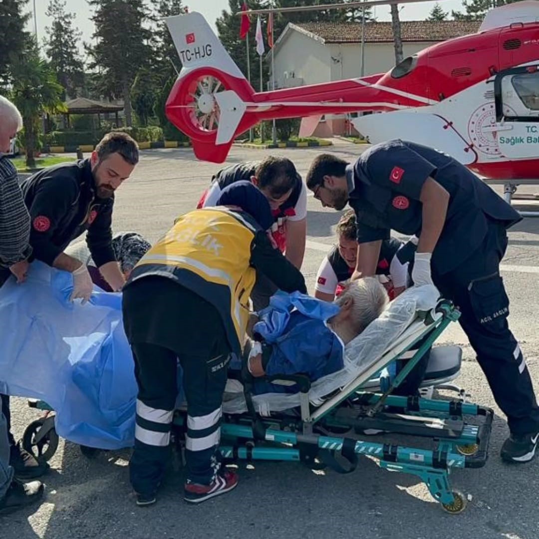 Elini testere ile kesen vatandaş helikopterle Ankara’ya sevk edildi