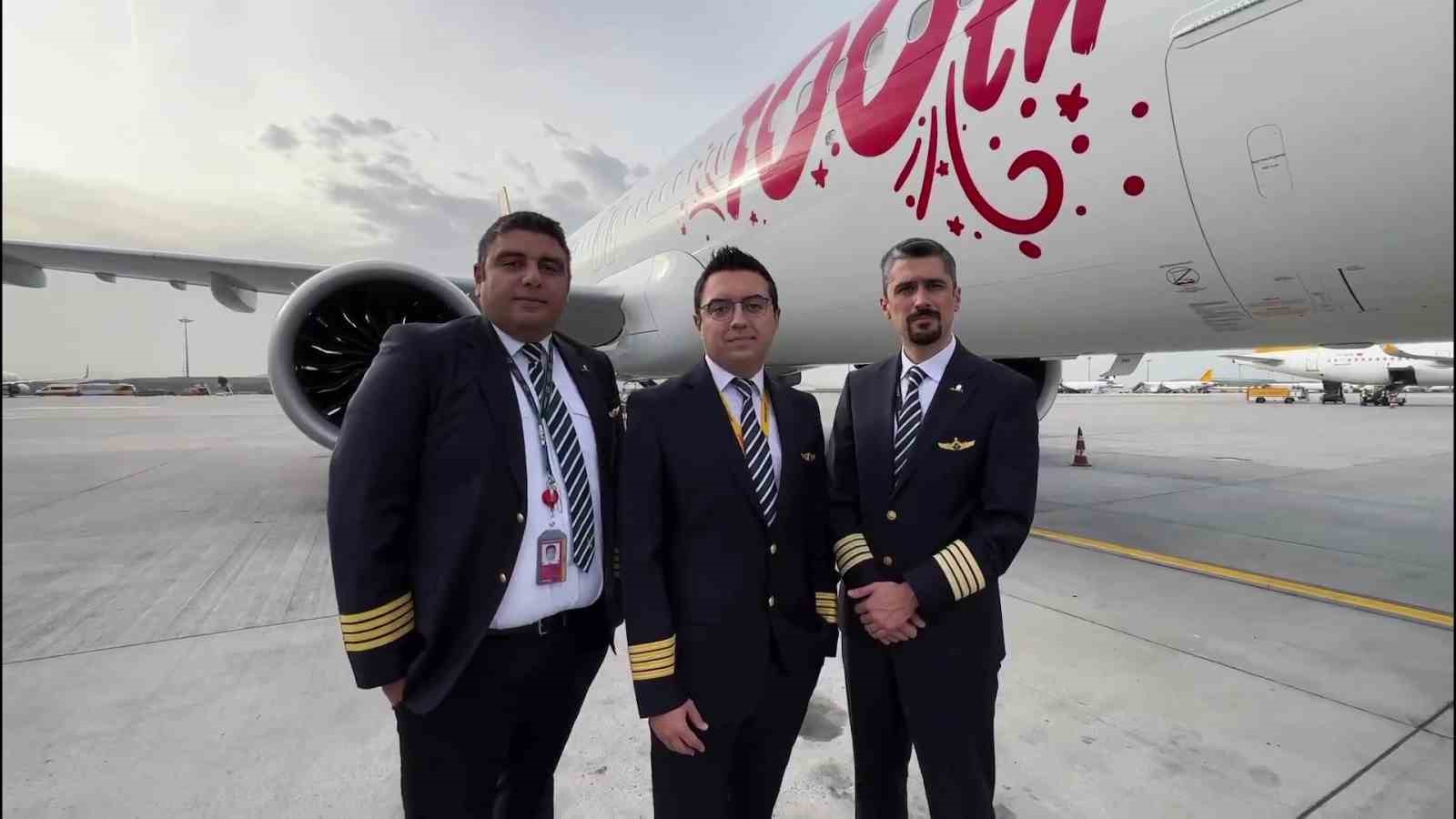 Pegasus’un 100’üncü yıl özel uçuşu