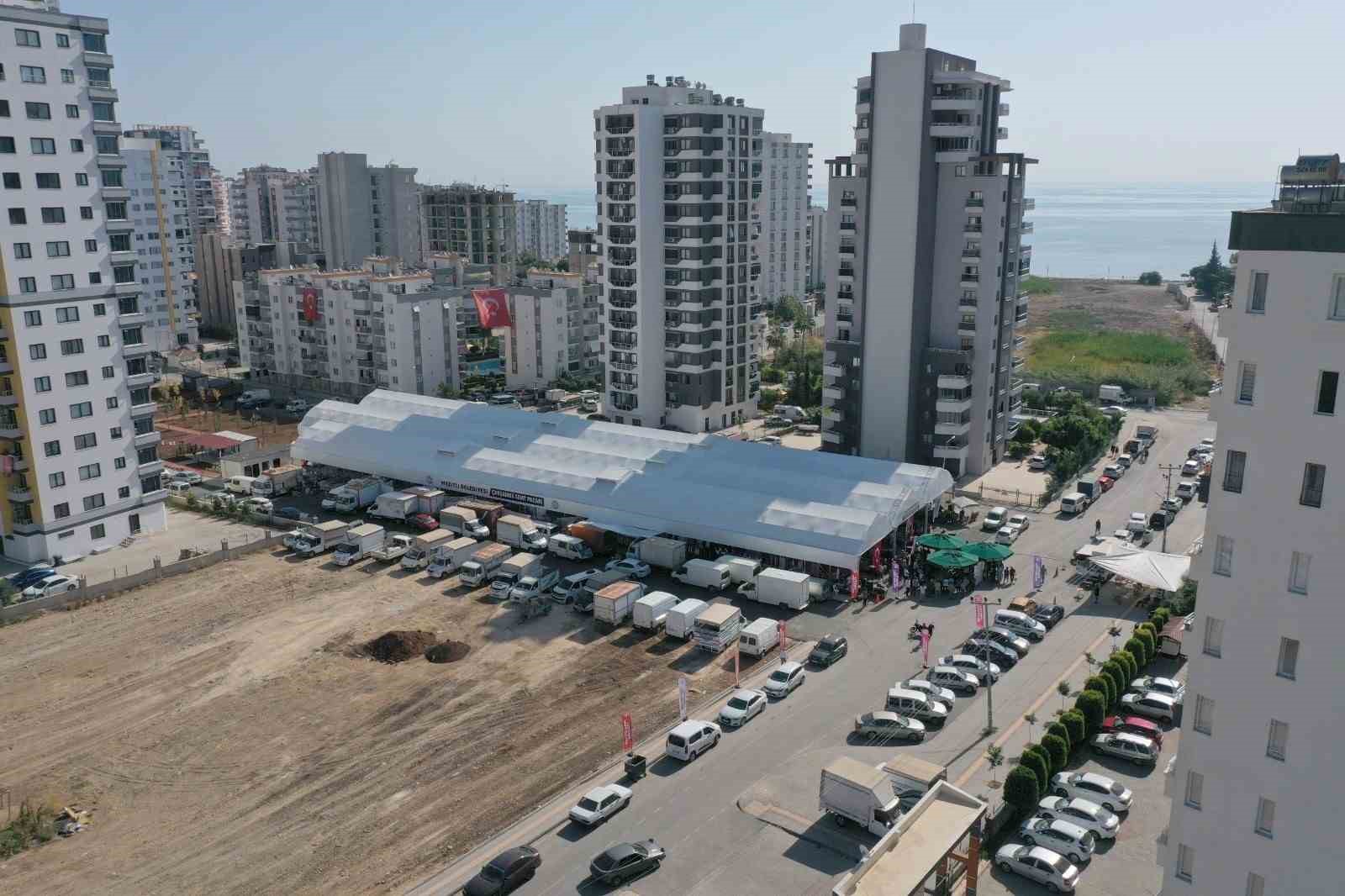 Mezitli&rsquo;ye yeni bir semt pazarı daha a&ccedil;ıldı
