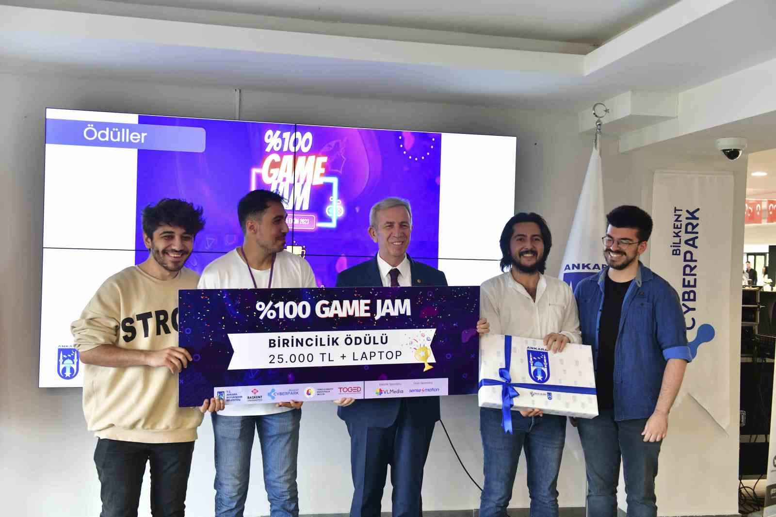 &ldquo;Y&uuml;zde 100 Game Jam&rdquo; yarışmasında &ouml;d&uuml;ller sahiplerini buldu
