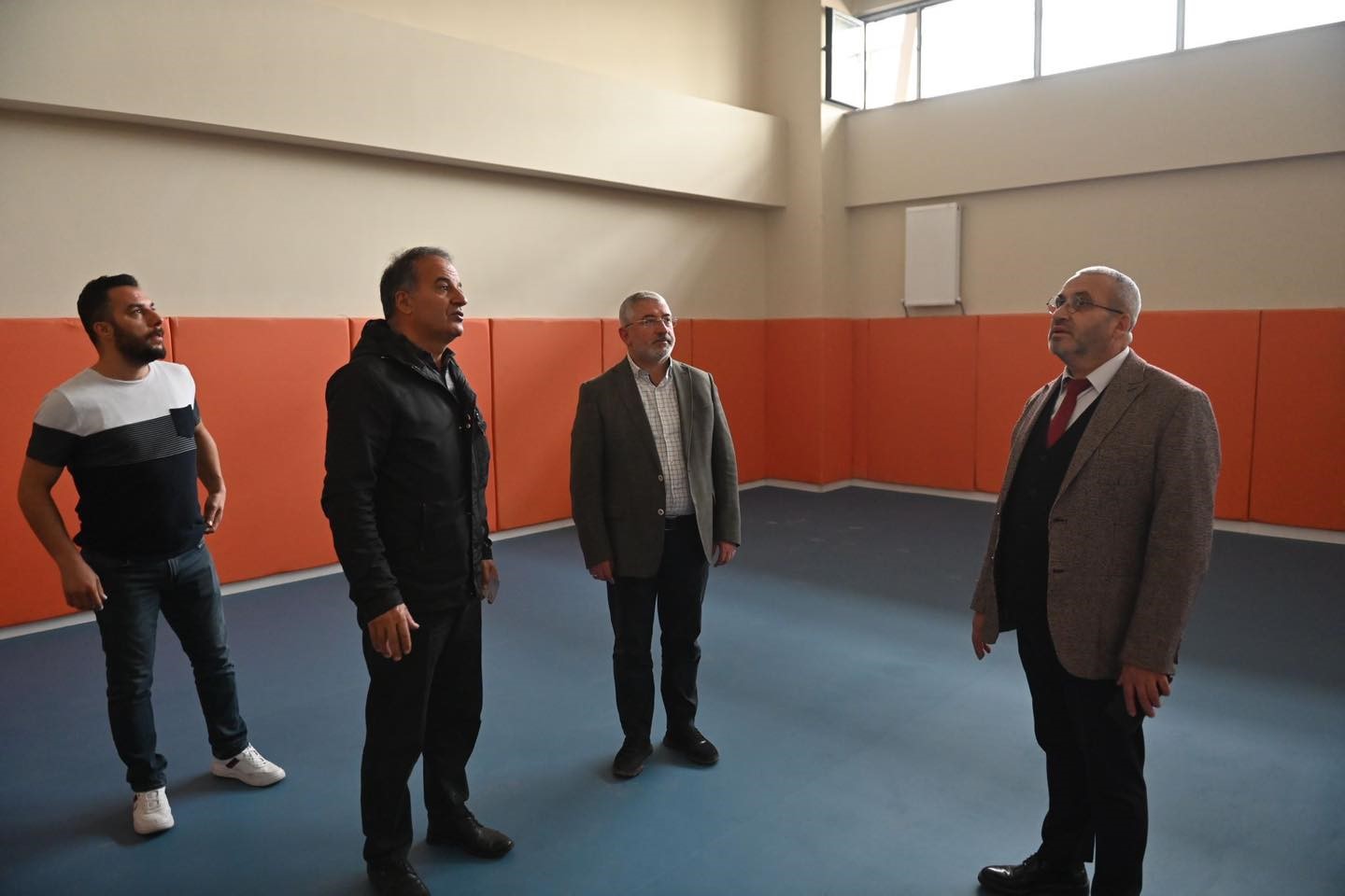 Çorum’da yapımı devam eden yeni spor salonu tamamlandı