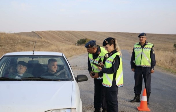 Kırklareli&rsquo;nde trafik denetimi
