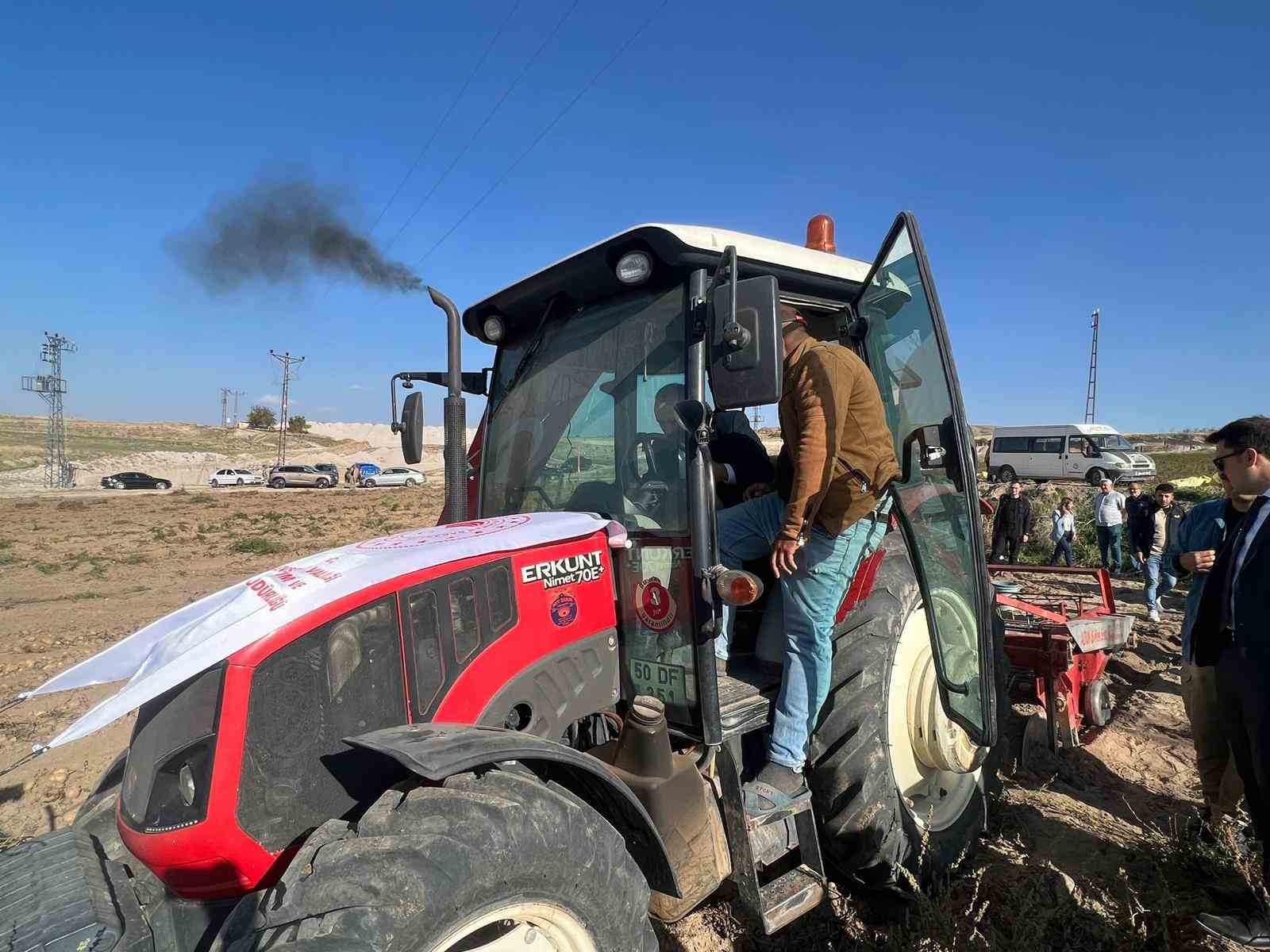 Nevşehir’de patates hasadı başladı