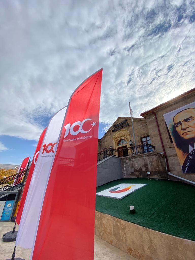 Başkan Akt&uuml;rk: "T&uuml;rkiye Cumhuriyetimizin 100. Yılı Kutlu Olsun"
