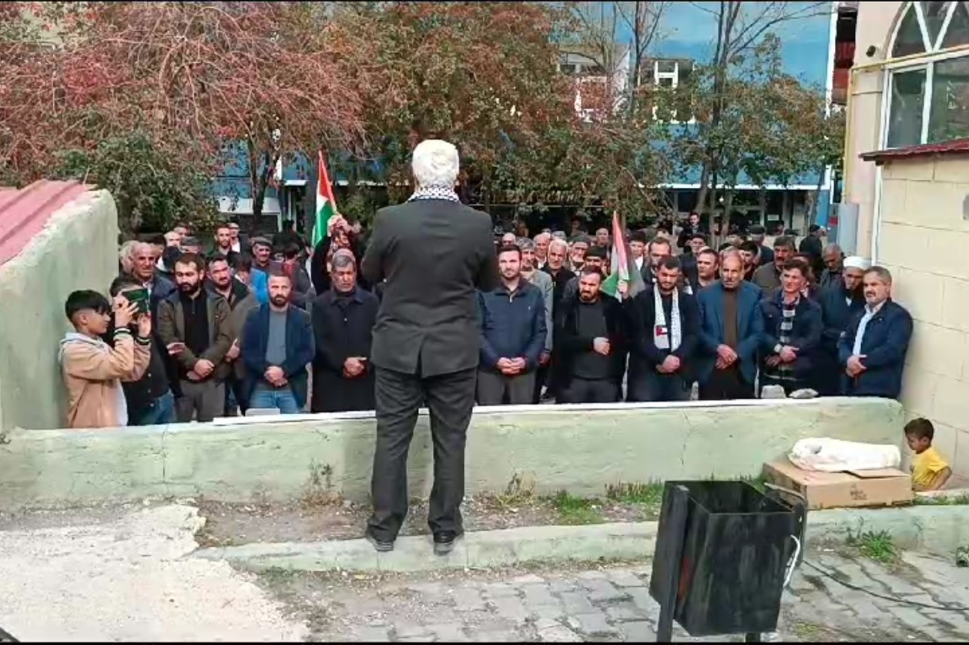 Ağrı&rsquo;da İsrail&rsquo;in katliamları protesto edildi
