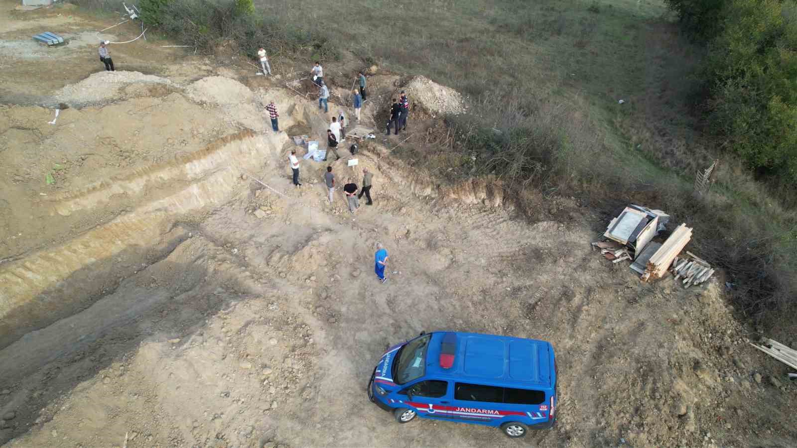 Yalova’da villa inşaatı kazısında bir küp mezar daha bulundu