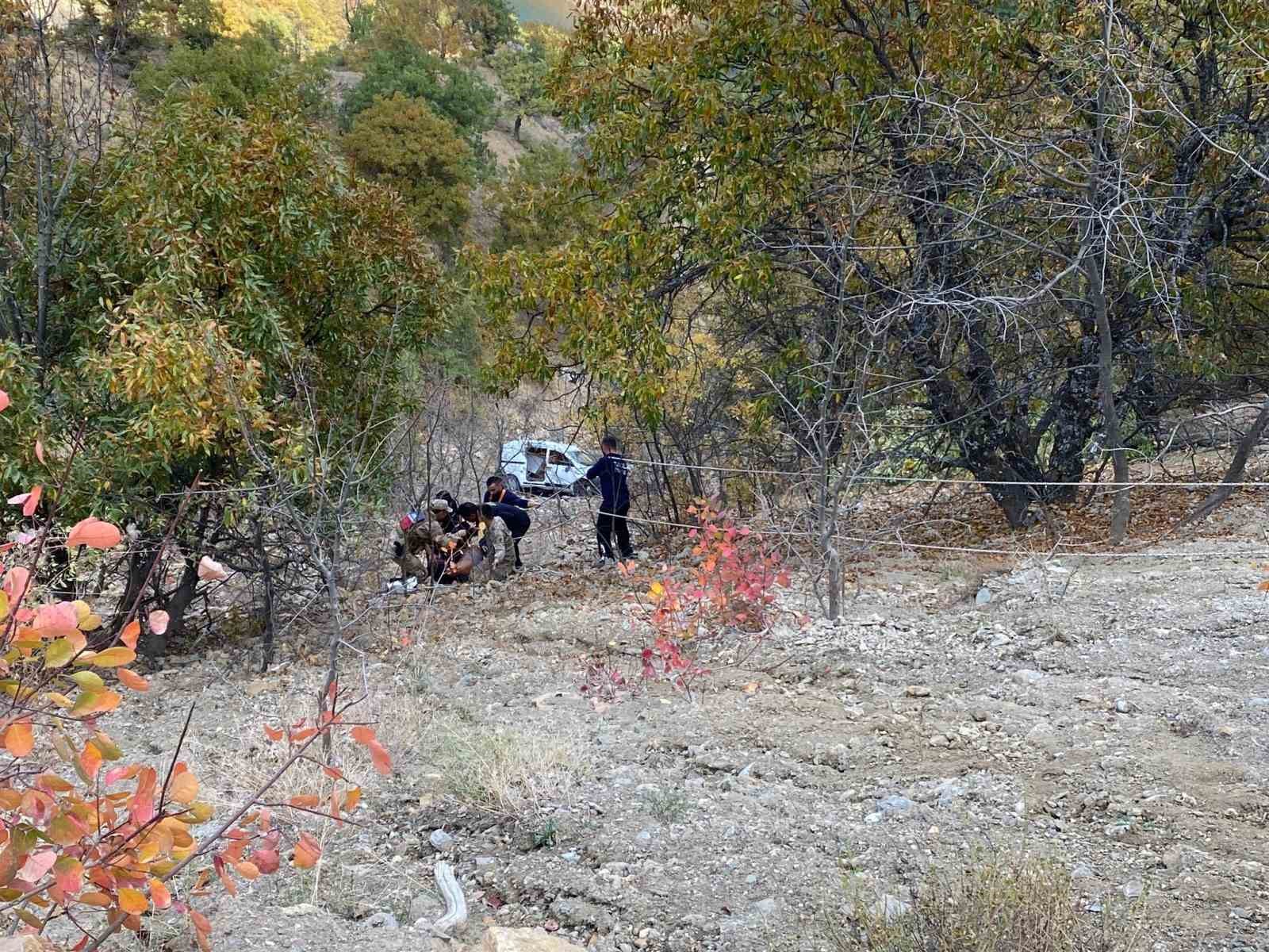 Tunceli’de trafik kazası: 2 yaralı