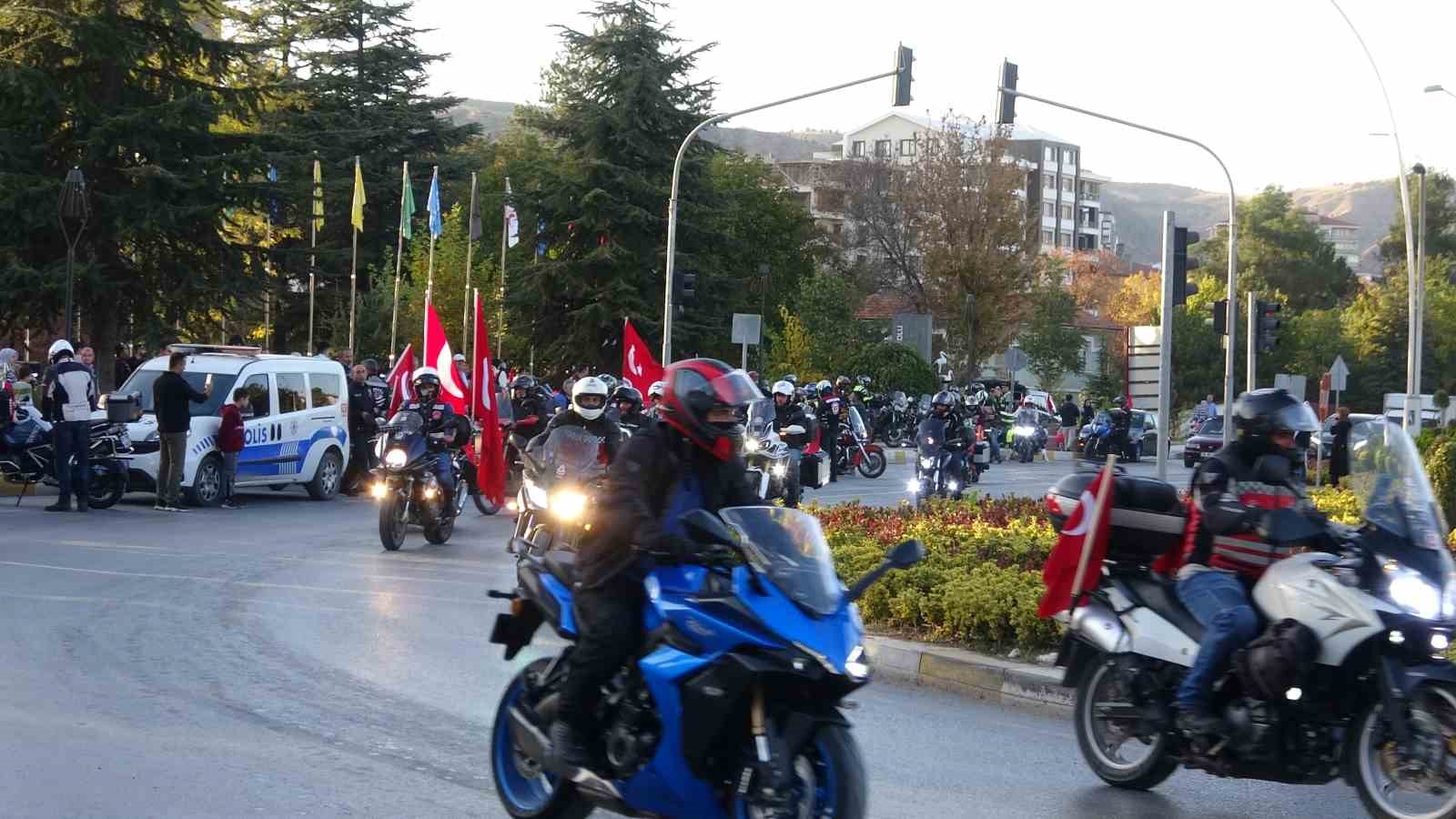 ’İstiklal Sürüşü’nde motorcular Çankırı’ya ulaştı
