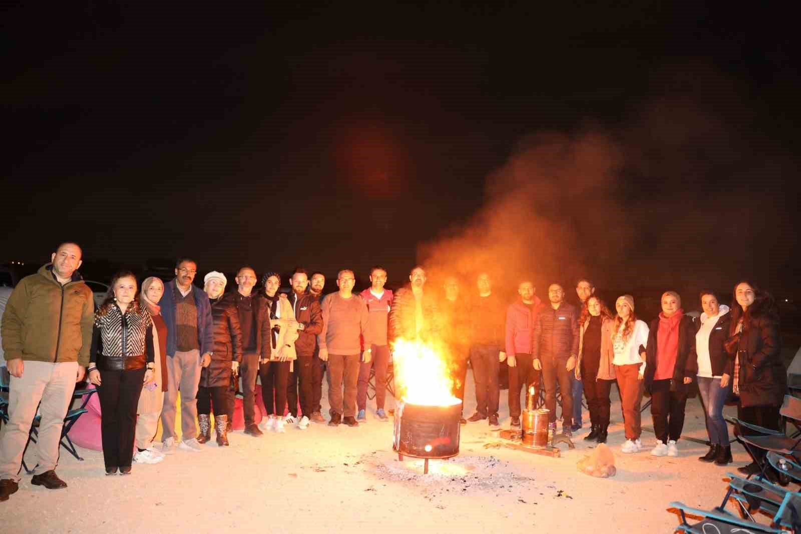 Nevşehir&rsquo;de gazetecilerden &rsquo;Cumhuriyet N&ouml;beti&rsquo;
