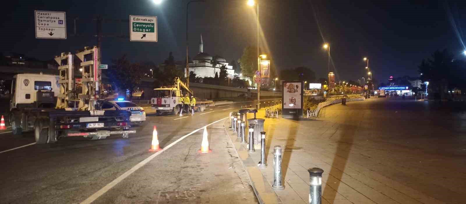 İstanbul’da Vatan Caddesi 29 Ekim kutlamaları nedeniyle trafiğe kapatıldı