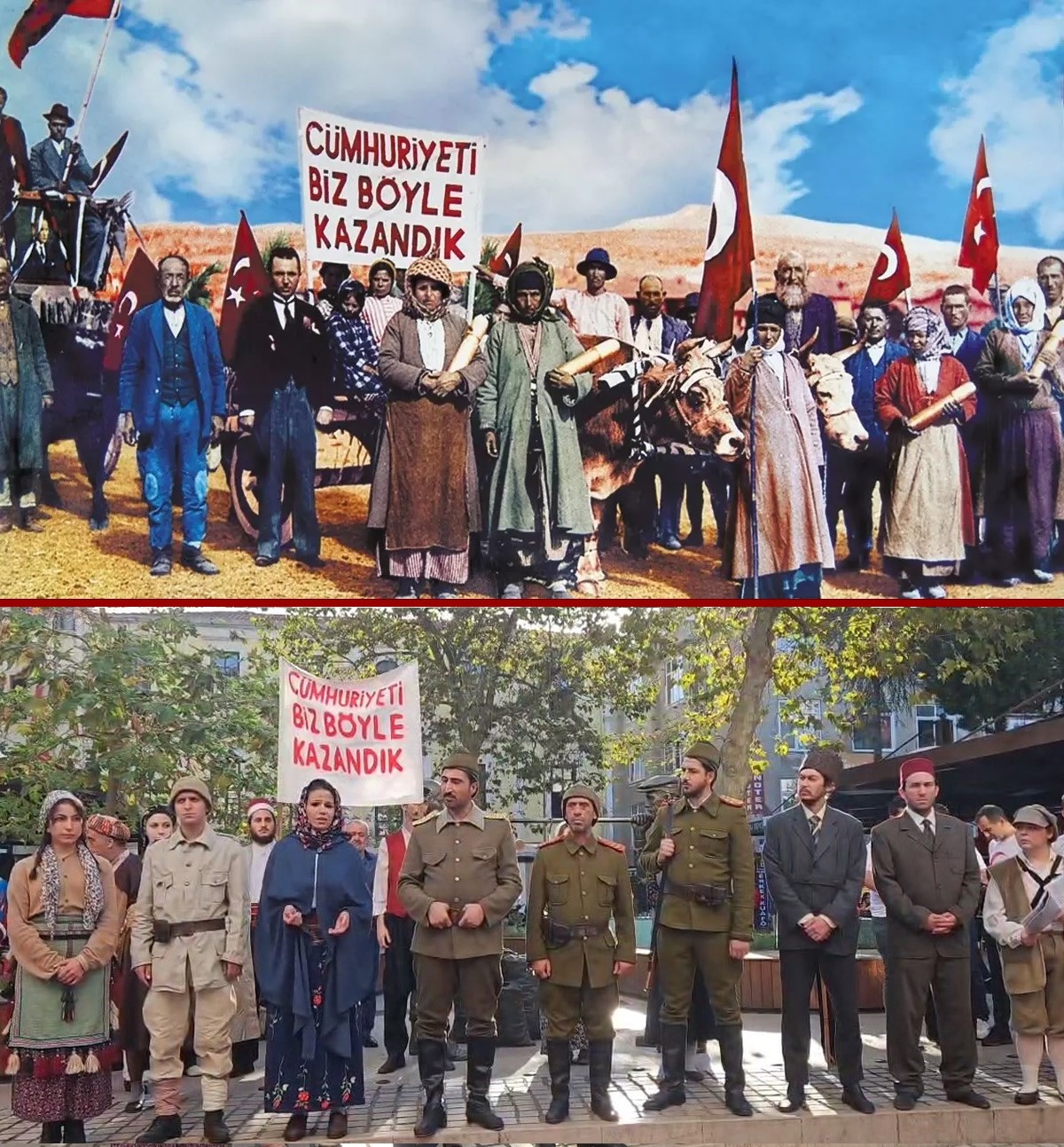 100 yıllık sembol fotoğraf Ordu&rsquo;da sahnelendi
