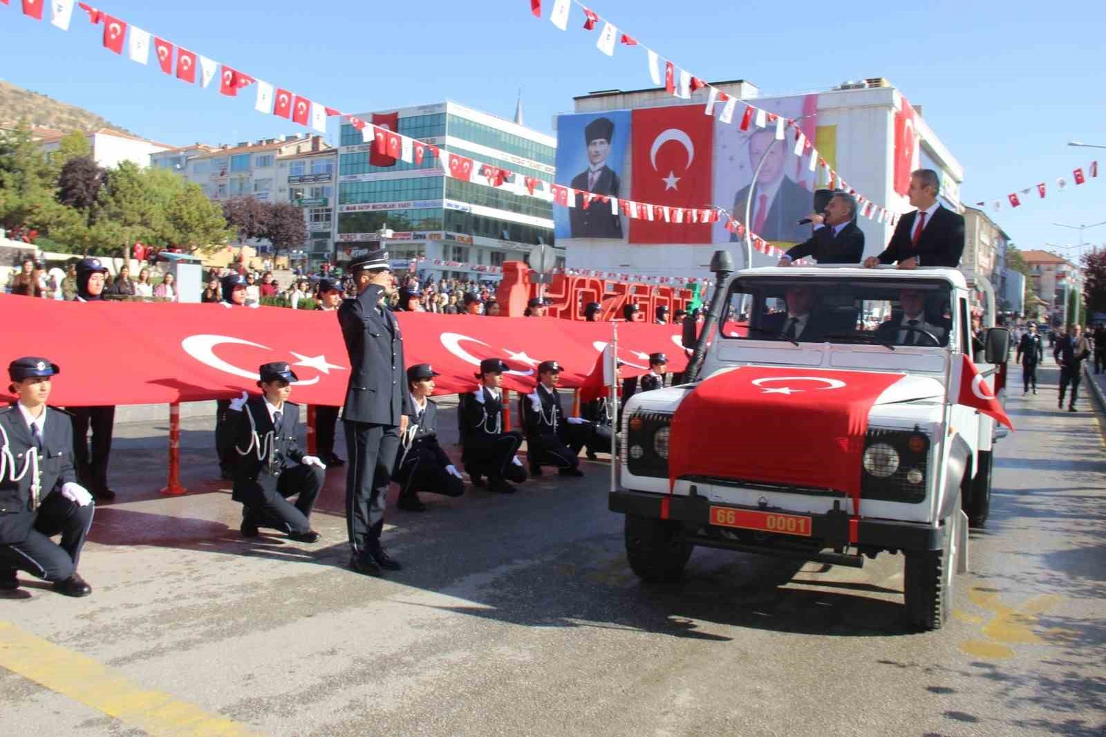 Yozgat’ta Cumhuriyet’in 100. yılı coşkuyla kutlandı