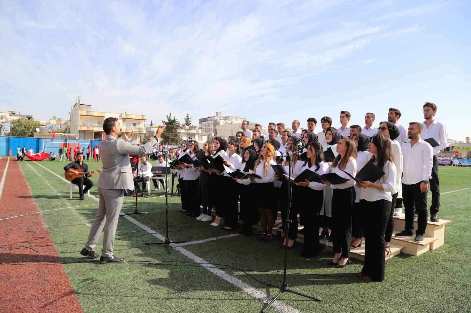 Cumhuriyet’in 100. yılı Kahta’da çeşitli etkinliklerle kutlandı