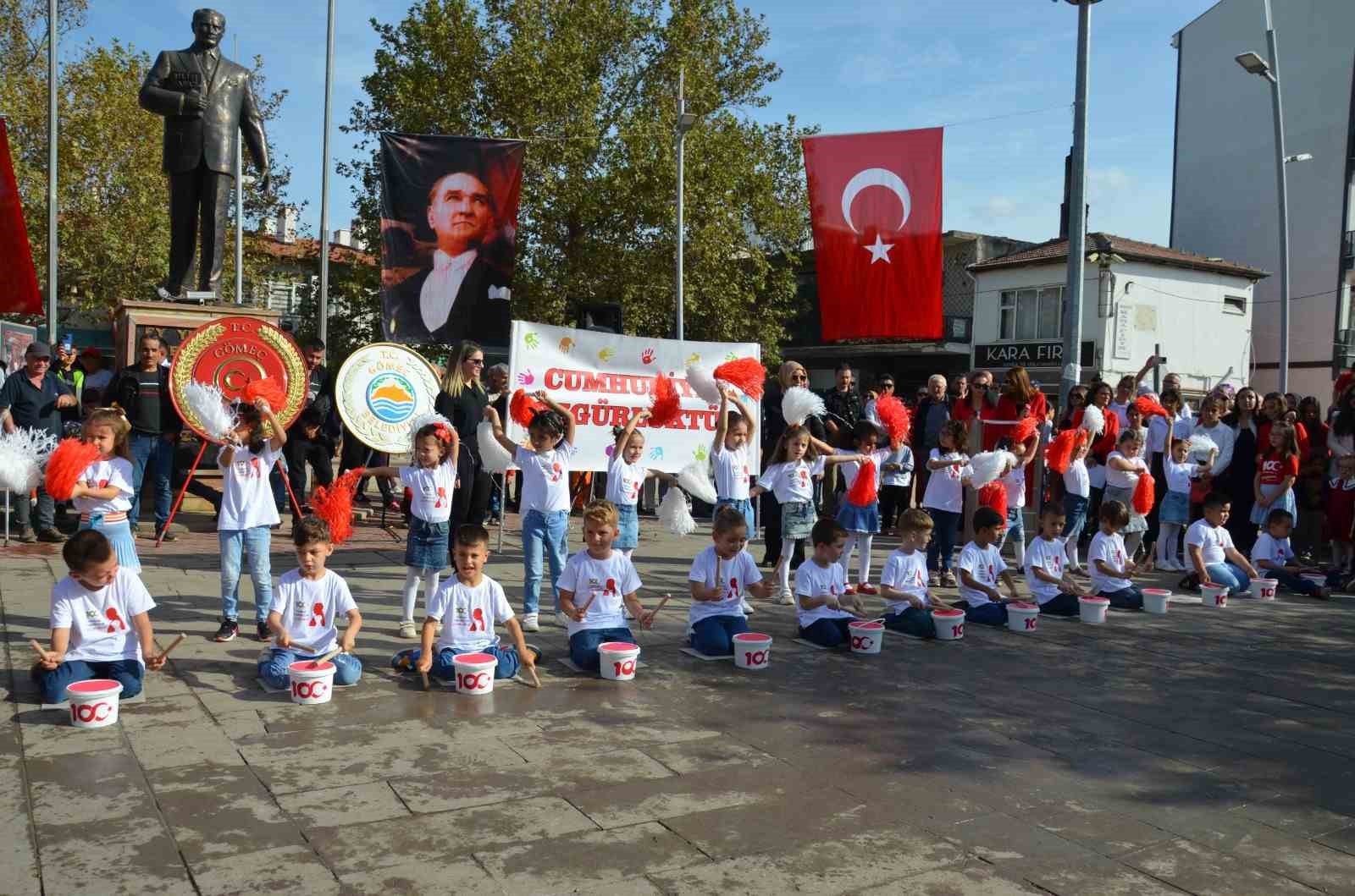 Cumhuriyet&rsquo;in 100. Yılı G&ouml;me&ccedil;&rsquo;te kutlandı
