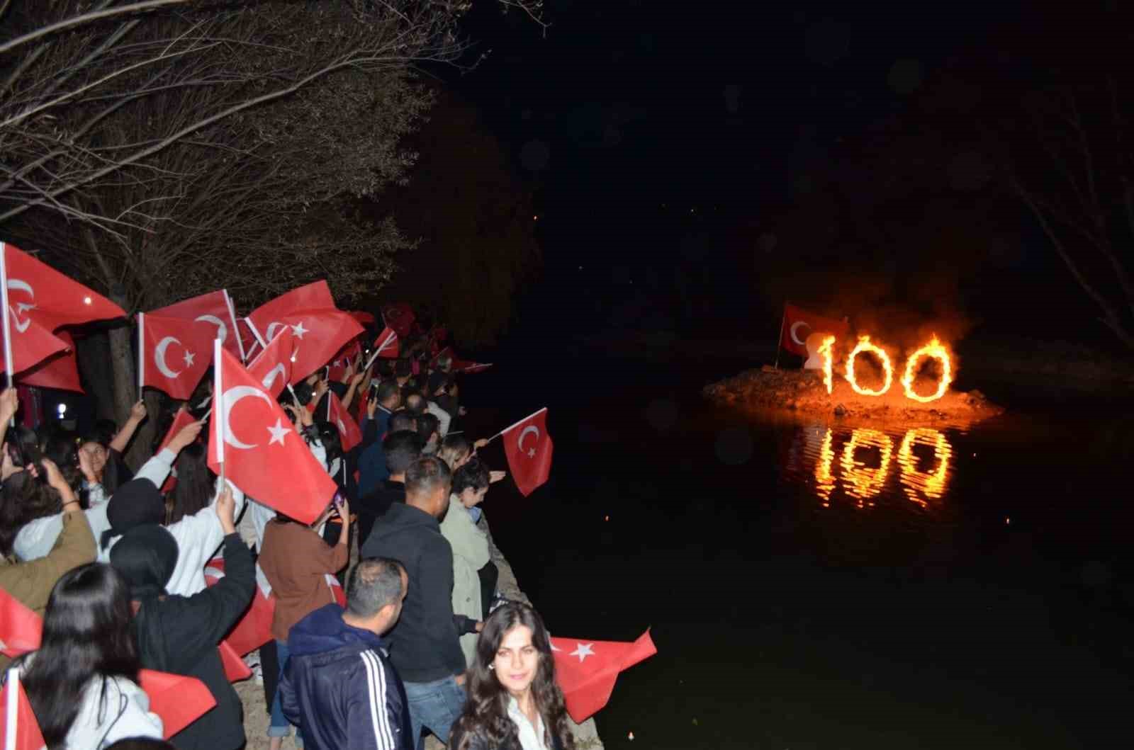 Tağar Çayı kıyısında coşkulu Cumhuriyet kutlaması
