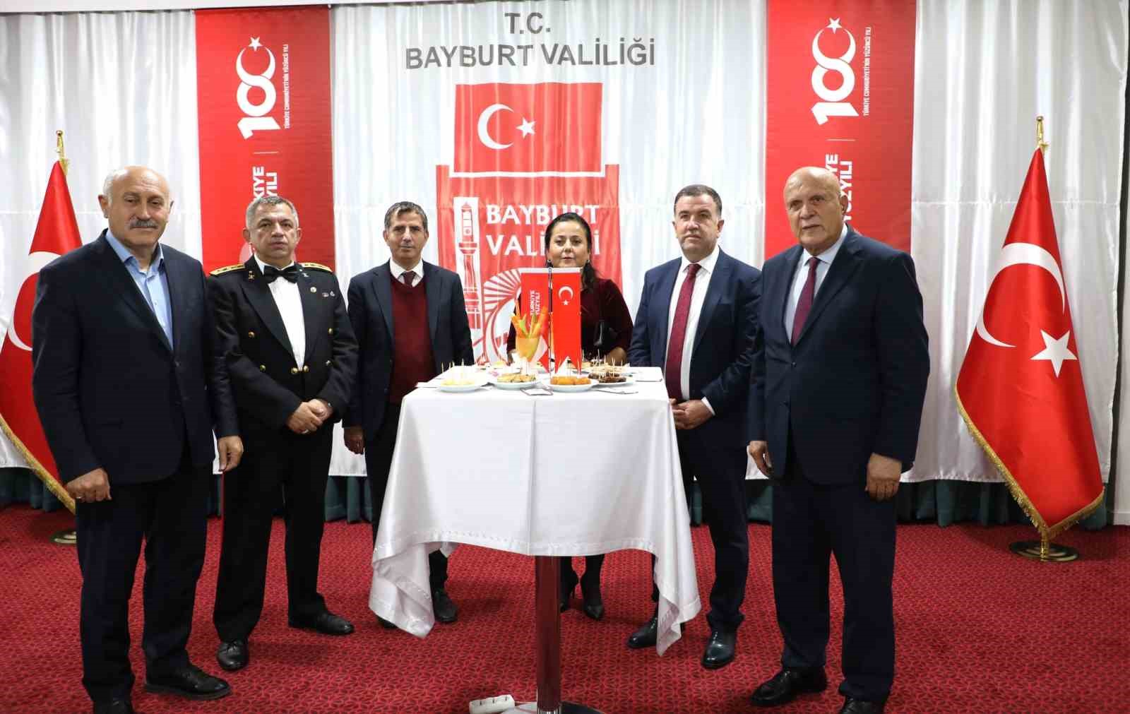 Bayburt’ta Cumhuriyet Bayramı resepsiyonu