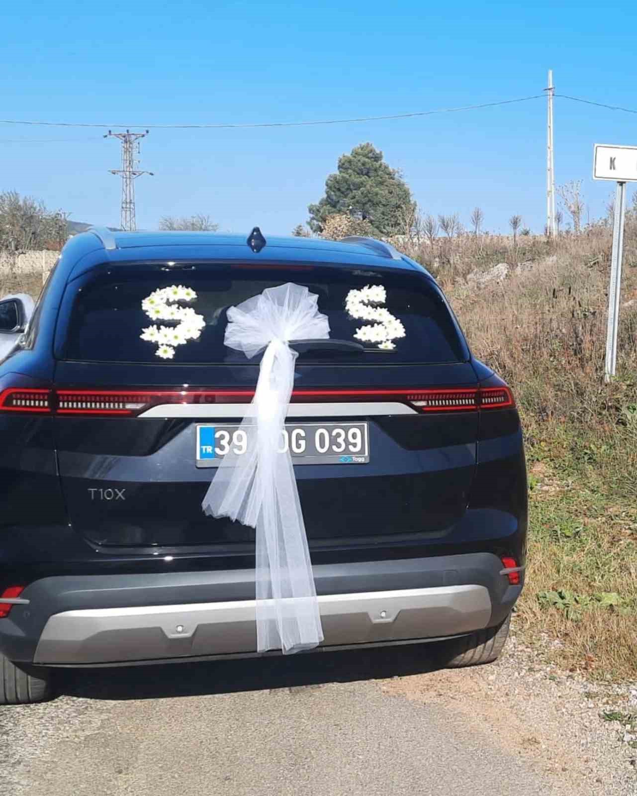Togg gelin arabası oldu
