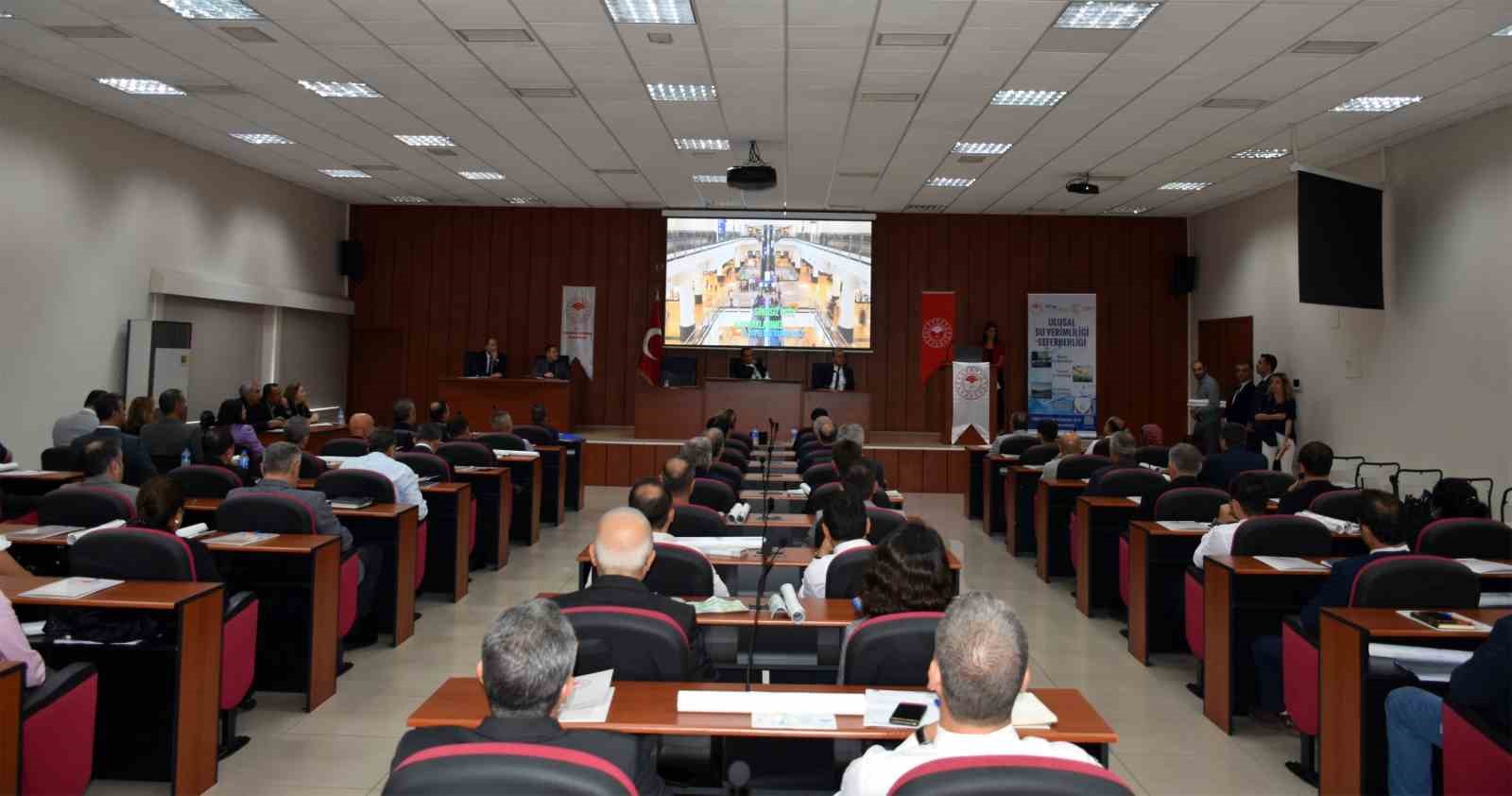 Ulusal su verimliliği seferberliği toplantısı yapıldı