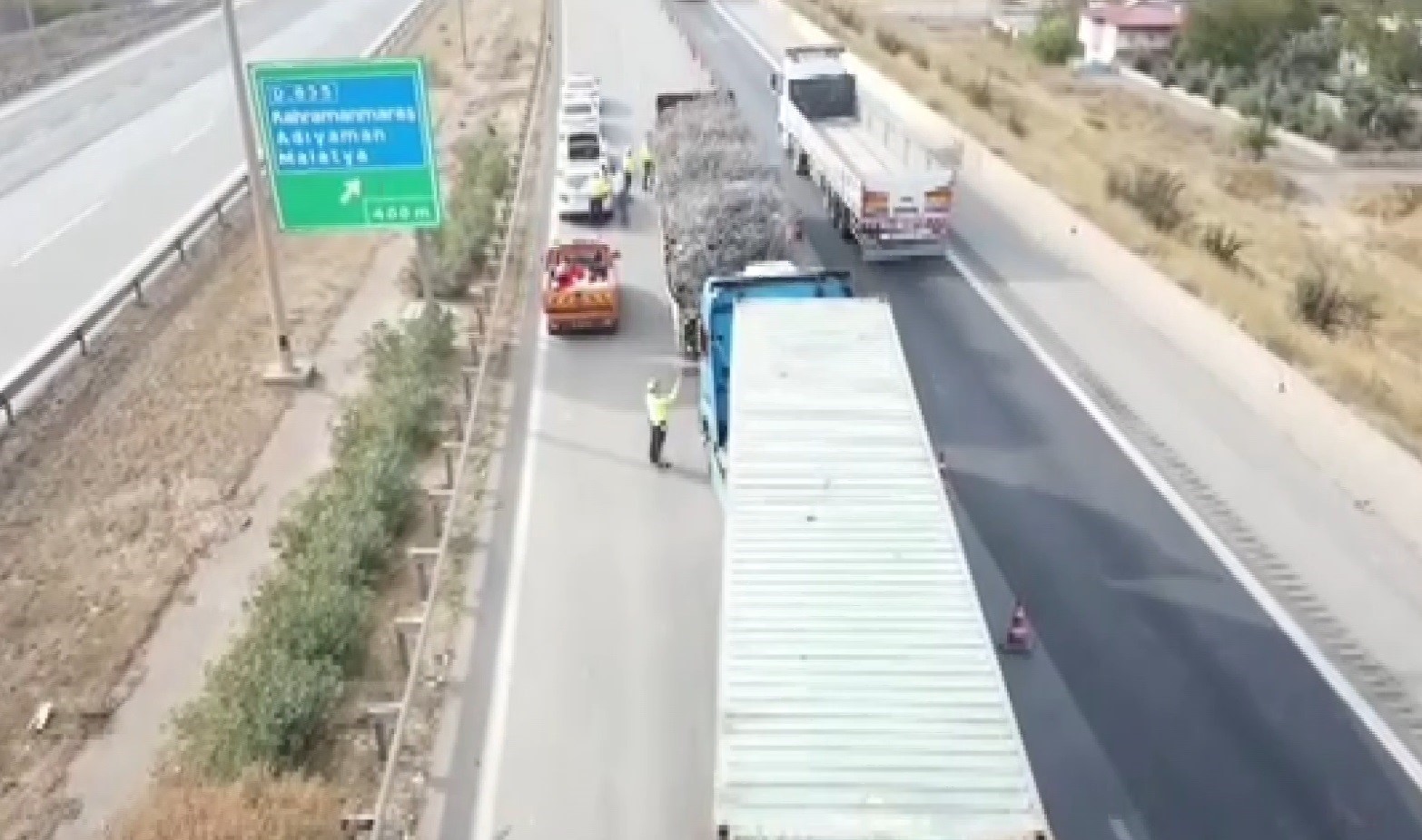 Gaziantep’te dron destekli trafik denetimi