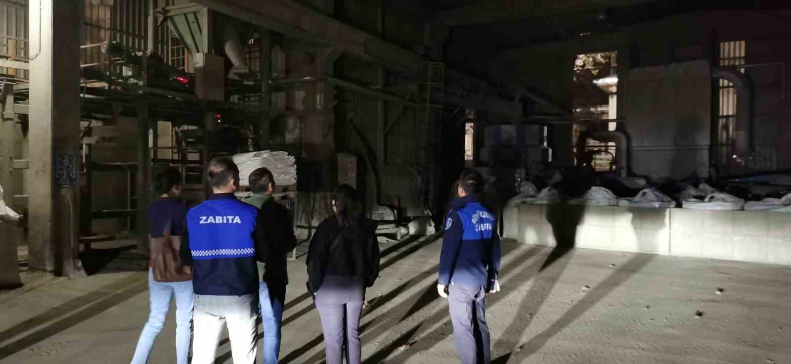 Kestel’deki fabrikalara gece şok baskın