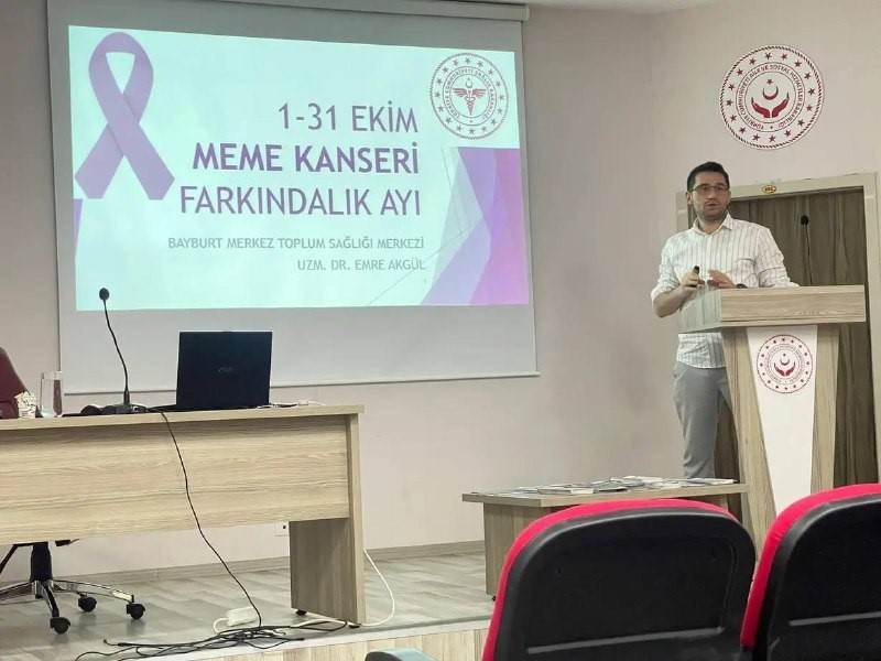 Bayburt’ta kadınlara ’Meme Kanseri Farkındalık Eğitimi’ verildi