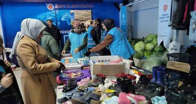 Ordu’da depremzedeler için iyilik çarşısı açıldı