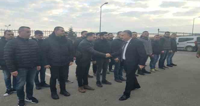 Destek için deprem bölgesine gittiler
