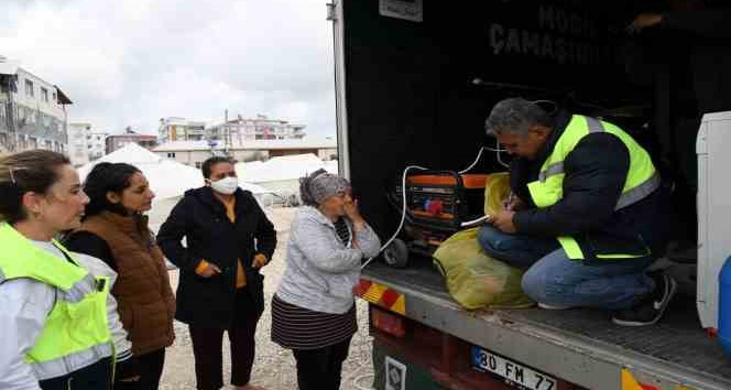 Osmaniye’de “Mobil Çamaşırhane” hizmete başladı
