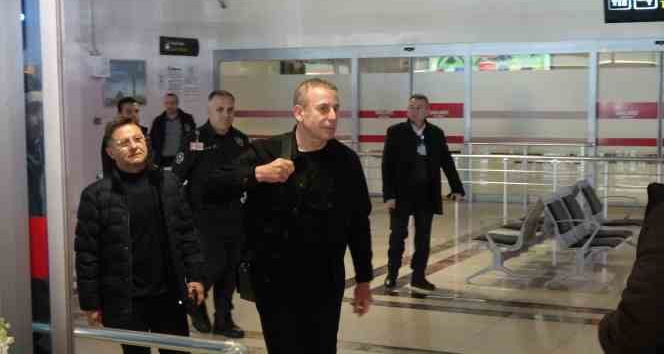 Abdullah Avcı, vedalaşmak için Trabzon’a geldi