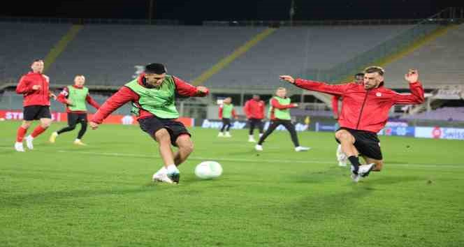 Sivasspor, Fiorentina maçının taktiğini çalıştı