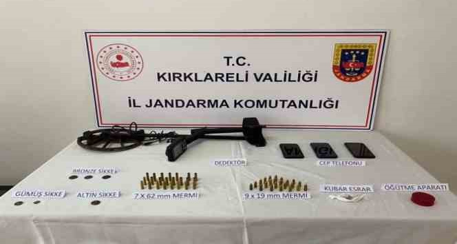Kırklareli’nde Osmanlı, Bizans ve Roma sikkeleri ele geçirildi