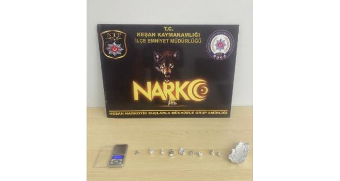 Keşan’da uyuşturucu operasyonu