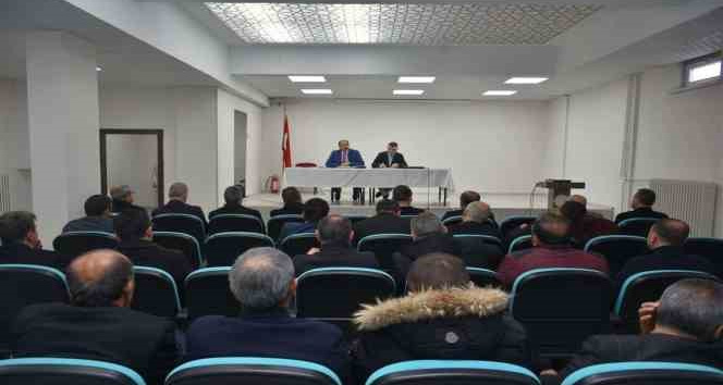 Lise müdürleri ile eğitim değerlendirme toplantısı yapıldı