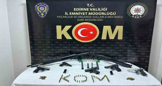 Edirne’de organize suç örgütlerine operasyon: 8 şüpheli yakalandı