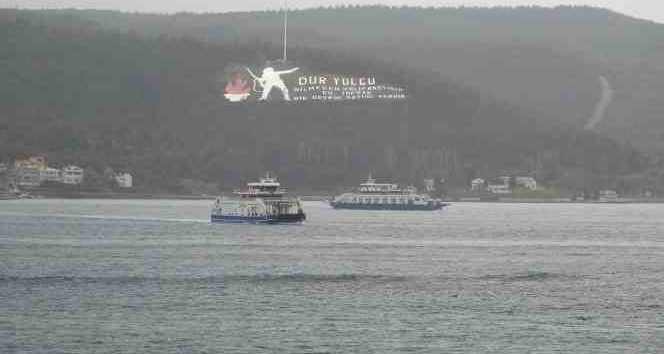 Bozcaada’ya bazı feribot seferleri fırtına nedeniyle iptal edildi