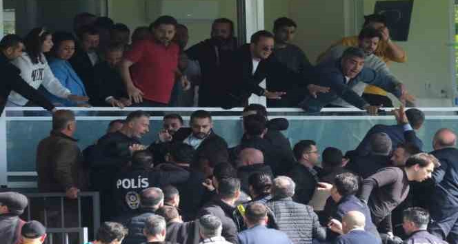 Bodrumspor - Çaykur Rizespor maçı sonrası yöneticiler arasında kavga