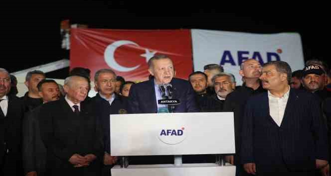 Cumhurbaşkanı Erdoğan: "Katar, 1 ay içinde konteyner sayısını 10 bine tamamlayacak"