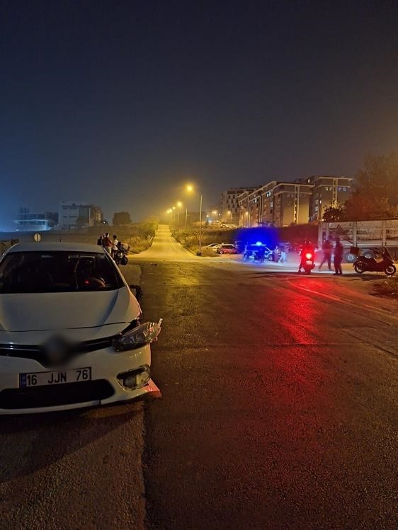 Bursa’da bir kişinin öldüğü, bir kişinin ağır yaralandığı kaza kamerada