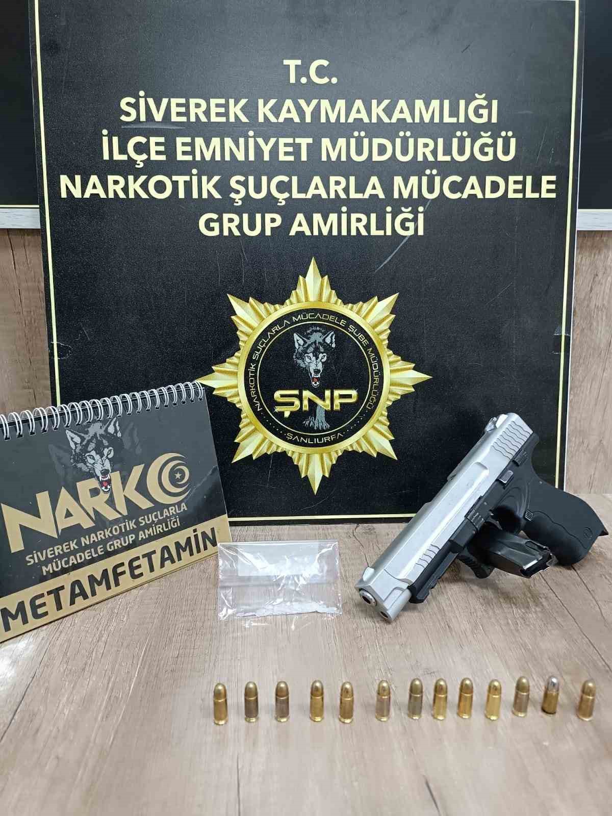 Siverek’te asayiş denetimlerinde 8 adet silah yakalandı