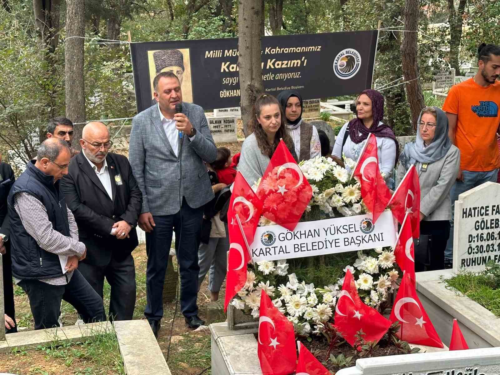 Kartallı Kazım vefatının 63’üncü yılında mezarı başında anıldı