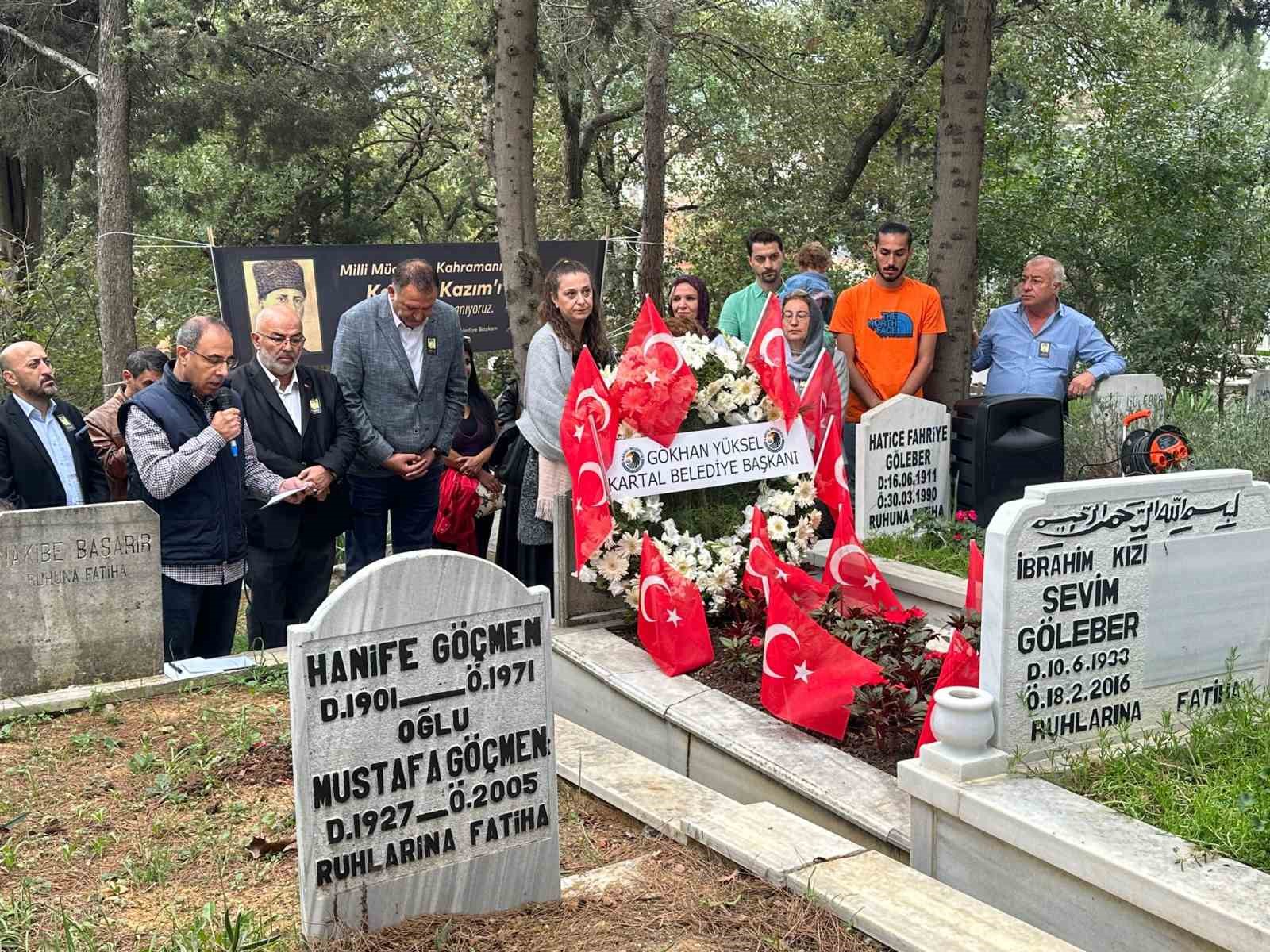 Kartallı Kazım vefatının 63&rsquo;&uuml;nc&uuml; yılında mezarı başında anıldı
