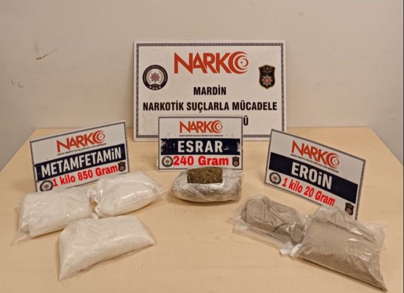 Mardin’deki uyuşturucu operasyonunda 1 tutuklama