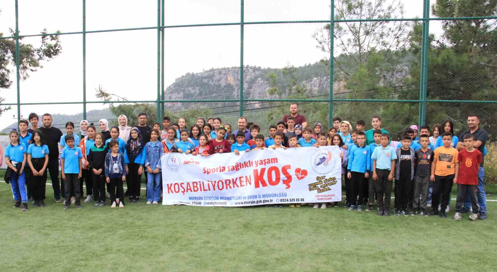 Poligon k&ouml;y okullarına gitti, &ouml;ğrenciler yeni bir sporla tanıştı
