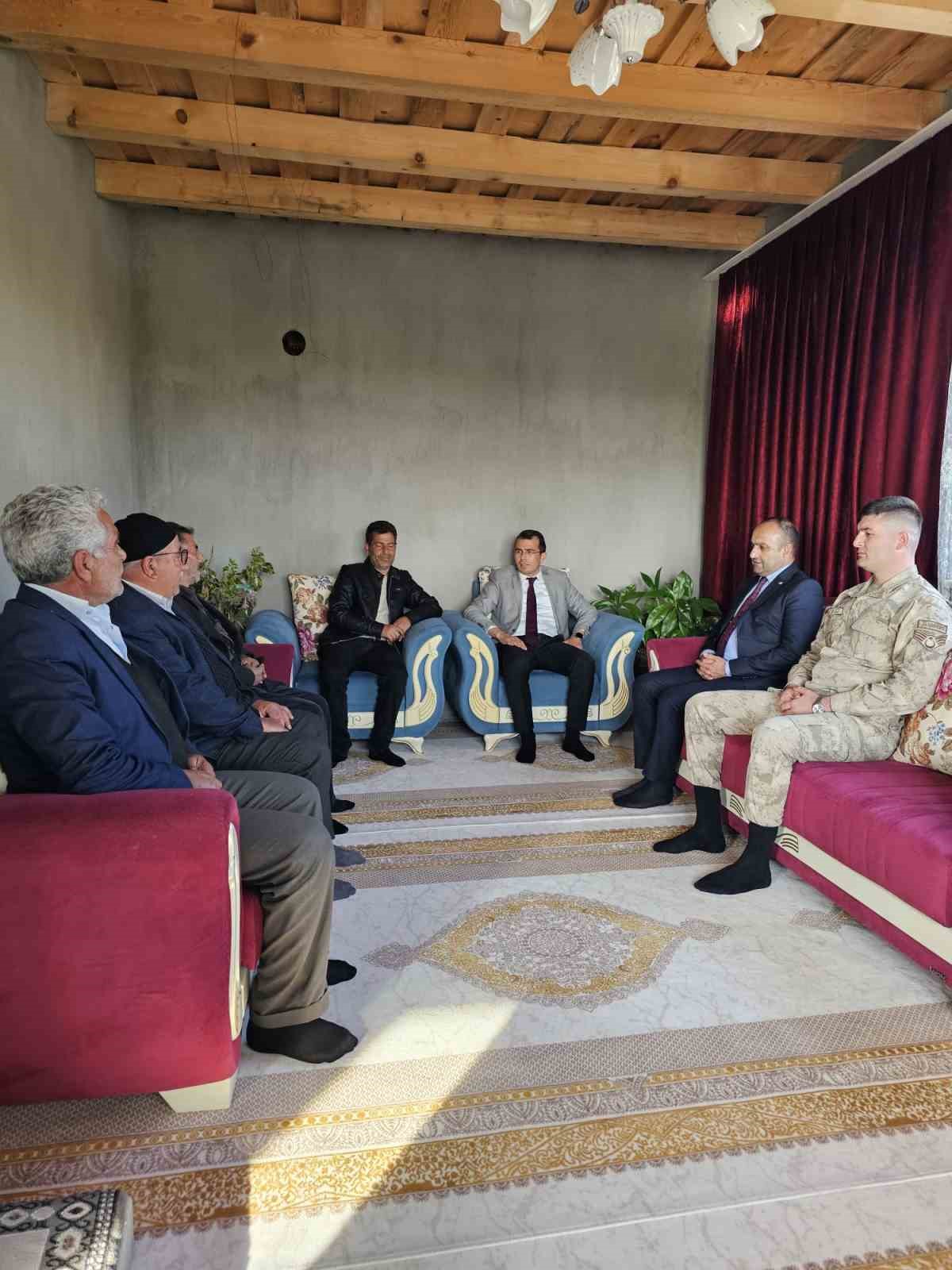 Tutak&rsquo;ta Kaymakam Adıbelli&rsquo;nin k&ouml;y ziyaretleri
