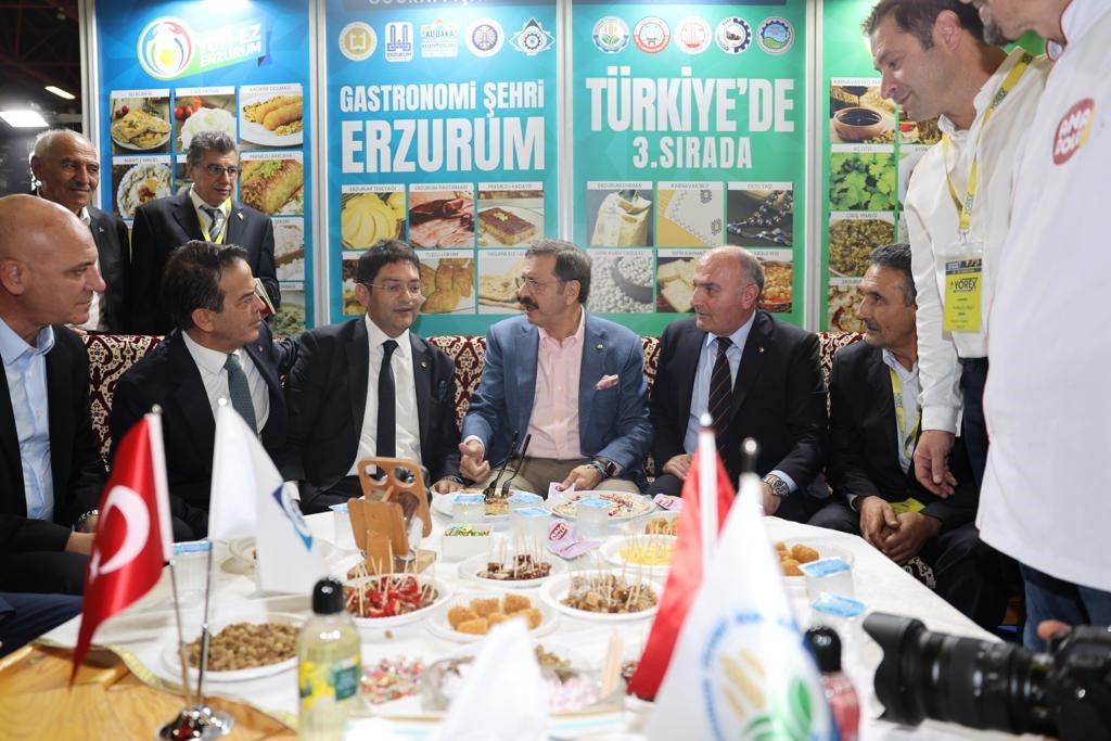 12.Yörex 2023 Antalya Fuarına Erzurum Ticaret Borsası damgası

