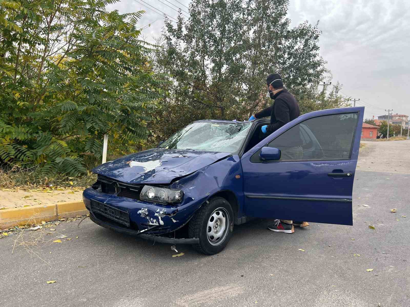 Aksaray’da otomobil ile motosiklet çarpıştı: 2 yaralı